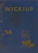 Litchfield High School 1954 yearbook cover photo