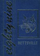 Bettsville High School 1989 yearbook cover photo