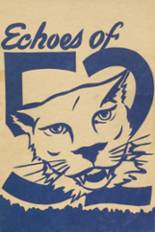 Echo High School 1952 yearbook cover photo