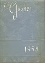 1958 Shidler High School Yearbook from Shidler, Oklahoma cover image