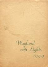 Wayland High School 1949 yearbook cover photo