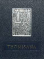 Thomasville High School 1972 yearbook cover photo