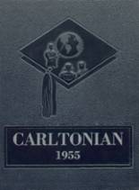 Carlton High School 1955 yearbook cover photo