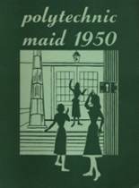 Girls Poly High School 1950 yearbook cover photo