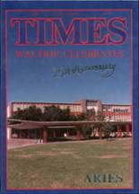 Waltrip High School 1985 yearbook cover photo