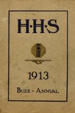 Hutchinson High School 1913 yearbook cover photo