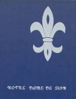 Notre Dame De Sion High School 1965 yearbook cover photo