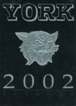 York High School 2002 yearbook cover photo