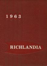 1963 Richland High School Yearbook from Newtown, Indiana cover image