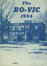 Roanoke-Benson High School 1954 yearbook cover photo