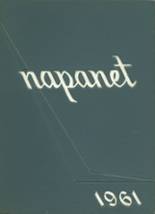 Nappanee High School 1961 yearbook cover photo