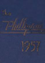 Phillips High School 1957 yearbook cover photo