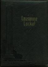 Lausanne Collegiate High School 1951 yearbook cover photo