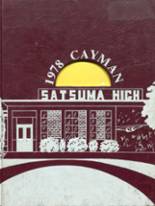 Satsuma High School 1978 yearbook cover photo