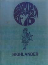 Scotland High School 1976 yearbook cover photo