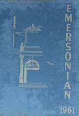 Emerson High School 1961 yearbook cover photo