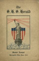 Springfield High School 1918 yearbook cover photo