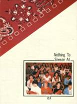 Indiana Area High School 1983 yearbook cover photo