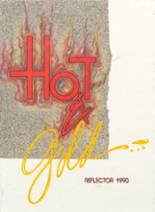 Griffith High School 1990 yearbook cover photo