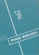 Pine River High School 1958 yearbook cover photo