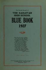 Karlstad High School 1927 yearbook cover photo