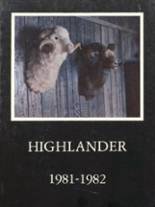 Highland High School 1982 yearbook cover photo