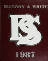 Bay Shore High School 1987 yearbook cover photo