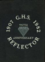 Galesburg High School 1982 yearbook cover photo