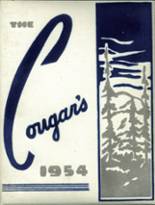 Curlew High School 1954 yearbook cover photo