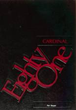 Washington Catholic High School 1981 yearbook cover photo