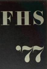 Fayetteville High School 1977 yearbook cover photo