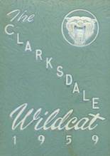 Clarksdale High School 1959 yearbook cover photo