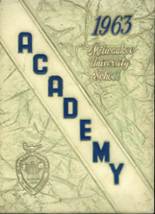 University School 1963 yearbook cover photo