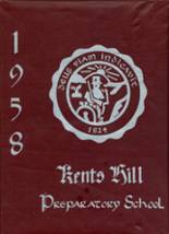 1958 Kents Hill School Yearbook from Kents hill, Maine cover image