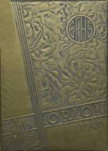 East Fairmont High School 1940 yearbook cover photo