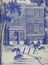 Franklin Community High School 1954 yearbook cover photo