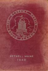Gould Academy 1948 yearbook cover photo