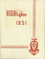 Bensenville Community High School 1951 yearbook cover photo