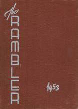 Charles Town High School 1953 yearbook cover photo