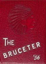 Bruce High School 1956 yearbook cover photo