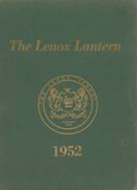 Lenox High School 1952 yearbook cover photo