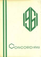 Concord High School 1961 yearbook cover photo