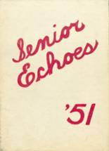 Tecumseh High School 1951 yearbook cover photo