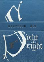 Hartford High School 1968 yearbook cover photo