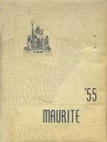 1955 Maur Hill Preparatory Yearbook from Atchison, Kansas cover image