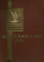 Granite High School 1933 yearbook cover photo