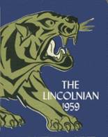 Lincoln High School 1959 yearbook cover photo