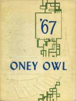 Binger-Oney High School 1967 yearbook cover photo