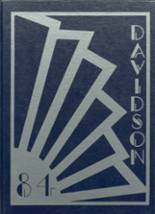 Davidson Fine Arts High School 1984 yearbook cover photo