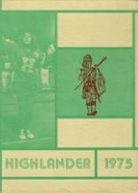 Highland Park High School 1975 yearbook cover photo